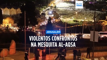 Mais de 350 detidos em confrontos na mesquita al-Aqsa