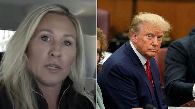 Marjorie Taylor Greene bizarrely compares Trump to Jesus and Nelson Mandela after arrest