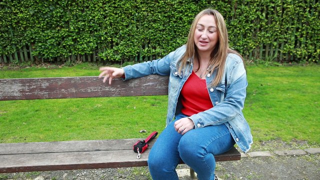 Litter-picking Border Collie picks up rubbish on dog walks and neatly posts it in a bin