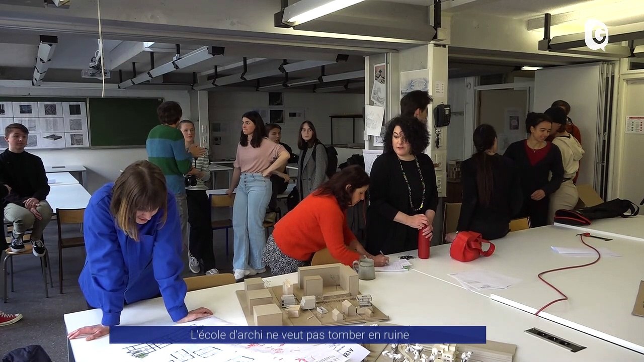 Reportage - L’école d’archi ne veut pas tomber en ruine