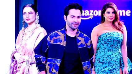 Rekha, Varun Dhawan और Priyanka Chopra का दिखा अलग अंदाज़