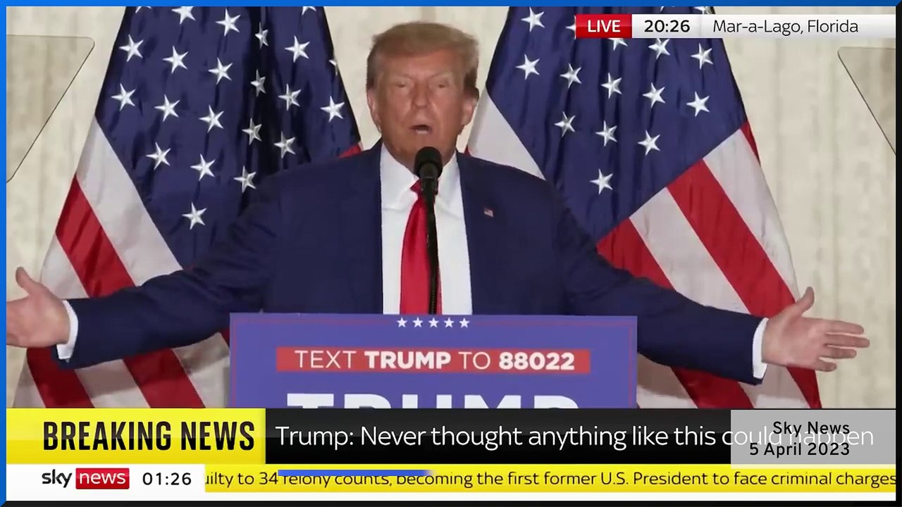 Donald Trump says indictment case against him "should be dropped immediately"