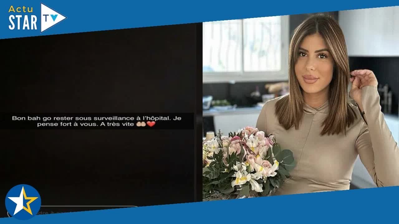 Sarah Lopez à l'hôpital : son message équivoque sur écran noir à 38 semaines de grossesse
