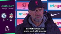 'It is not in our hands' - Klopp concedes top four finish unlikely for Liverpool