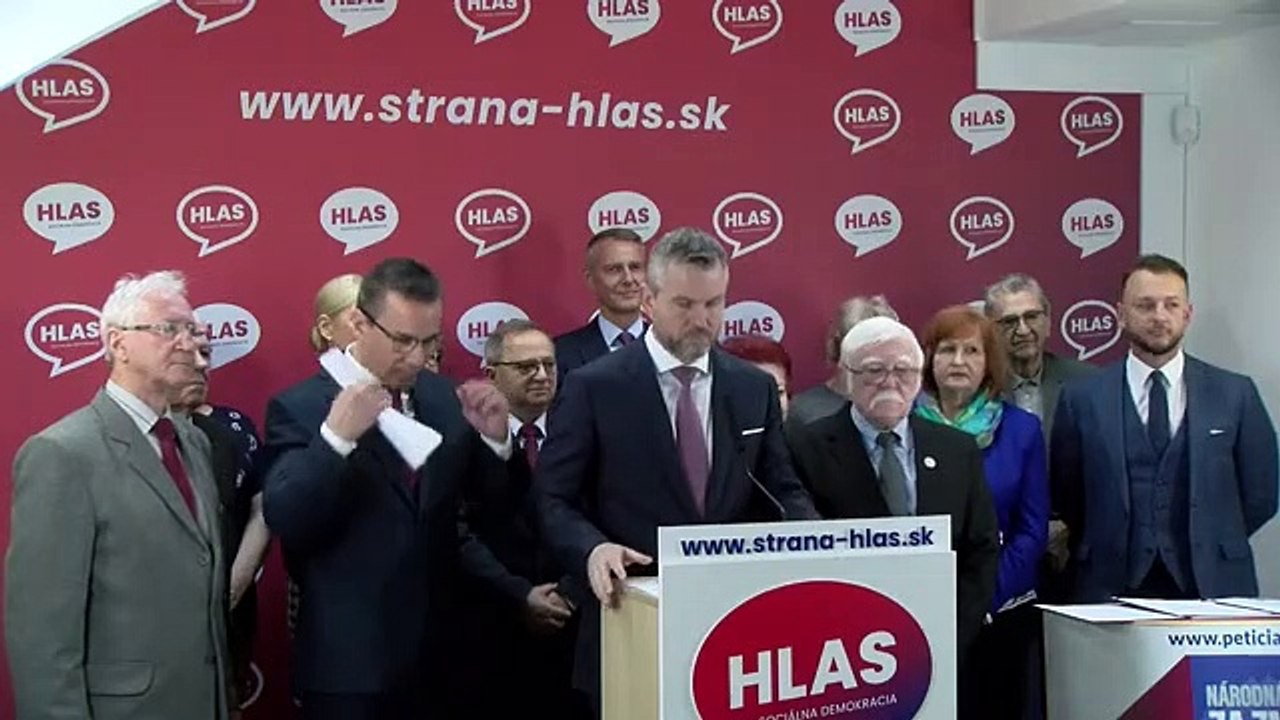 ZÁZNAM: TK strany Hlas-SD