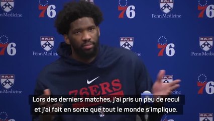 Sixers - Embiid : "Des objectifs plus importants que le titre de MVP"