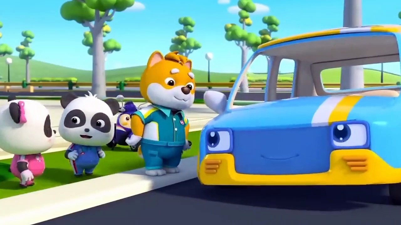Save the Baby Car, Police Car!  Safety Tips  Monster Truck  Car Cartoon  Kids Songs  BabyBus