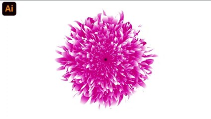 How To Create Beautiful Floral Vector in Illustrator Using Blend Tool