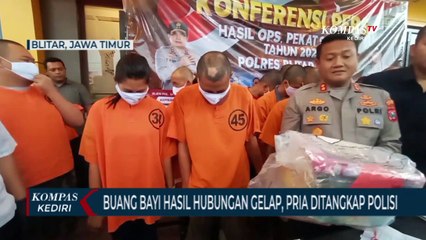 Buang Bayi Hasil Hubungan Gelap, Pasangan Selingkuh Ditangkap Polisi