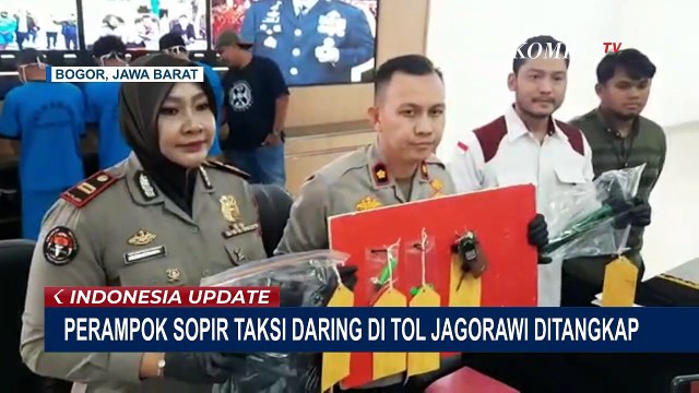 2 Perampok Sopir Taksi Daring di Tol Jagorawi Ditangkap Polisi!
