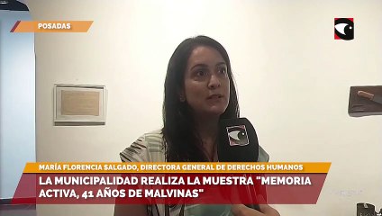 La municipalidad realiza la muestra "Memoria Activa, 41 años de Malvinas"