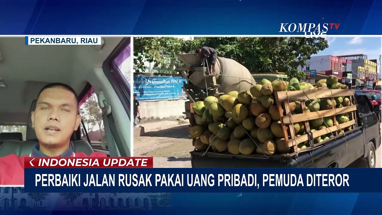 Viral! Aksi Pengusaha Pekanbaru Diteror Usai Perbaiki Jalan Rusak dengan Uang Pribadi
