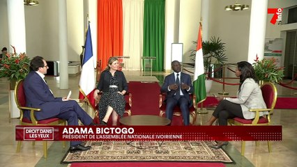 Entretien avec Adama Bictogo et Yaël Braun-Pivet, présidente de l'Assemblée nationale française