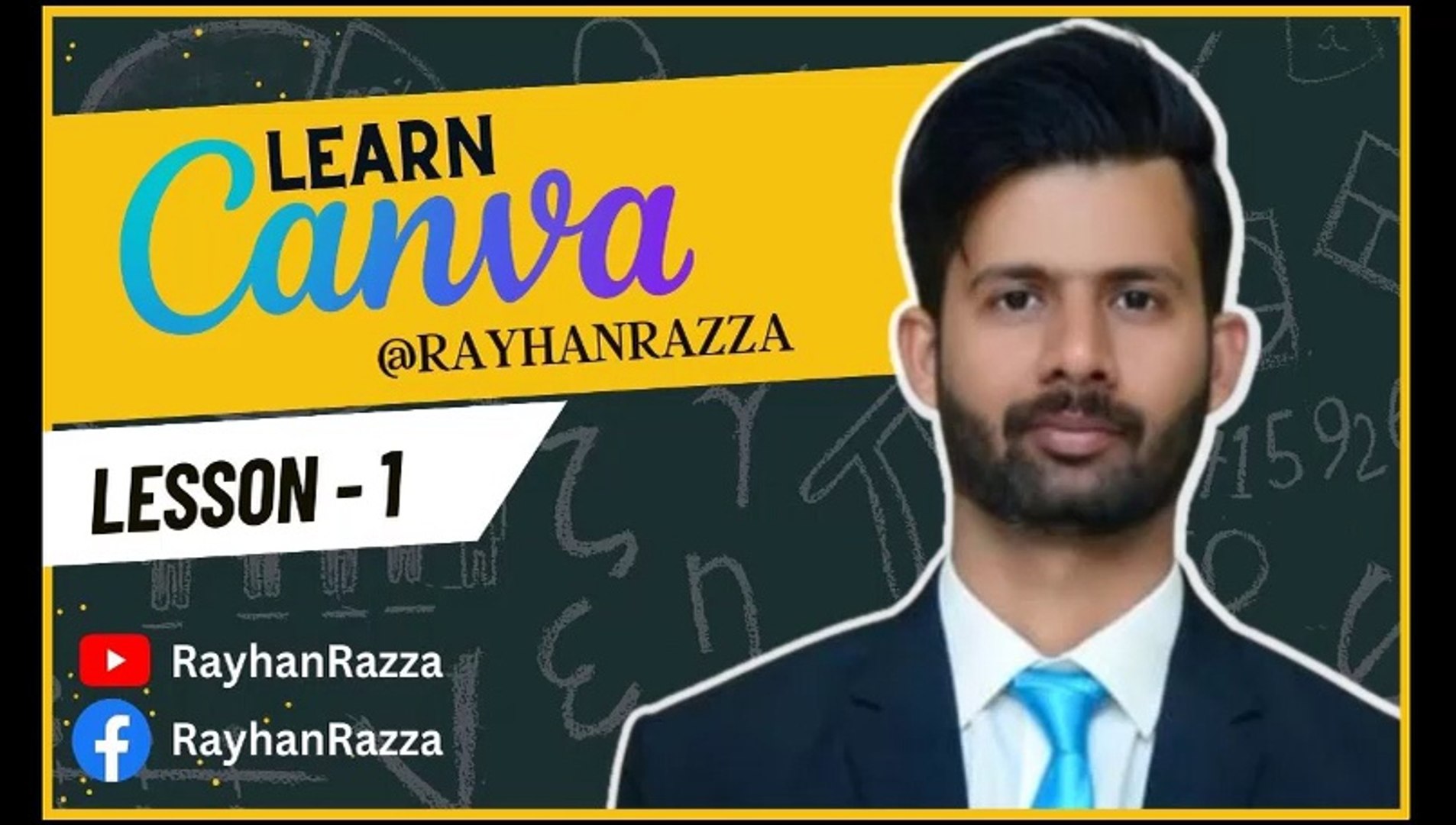 Lecture 1. Learn Canva Free and Earn With Canva... 2023 with RayhanRazza