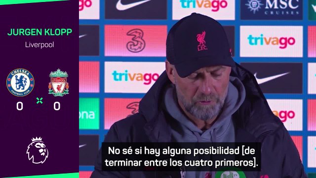 LIVERPOOL | KLOPP: NO está en NUESTRAS MANOS acabar entre los 4 PRIMEROS