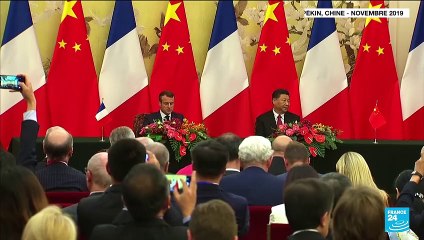 Relations Chine / France : première visite d'Emmanuel Macron depuis la pandémie de Covid-19