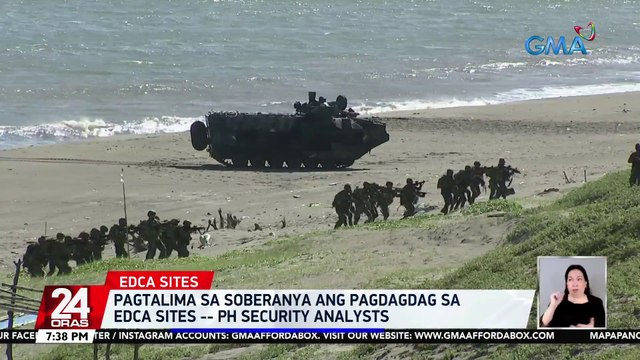 Pagtalima sa soberanya ang pagdagdag sa EDCA sites PH Security Analysts | 24 Oras