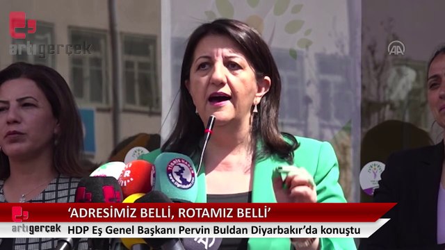 HDP Eş Genel Başkanı Buldan, Diyarbakır'da seçim bürosunun açılışında konuştu