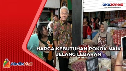 Jelang Lebaran, Ganjar Sidak Pasar Johar Pantau Harga Bahan Pokok