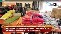 La Nación entregó equipamientos para la extinción de incendios y combate contra el fuego en Misiones