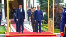 الرئيس عبد الفتاح السيسي يستقبل رئيس قبرص بقصر الاتحادية