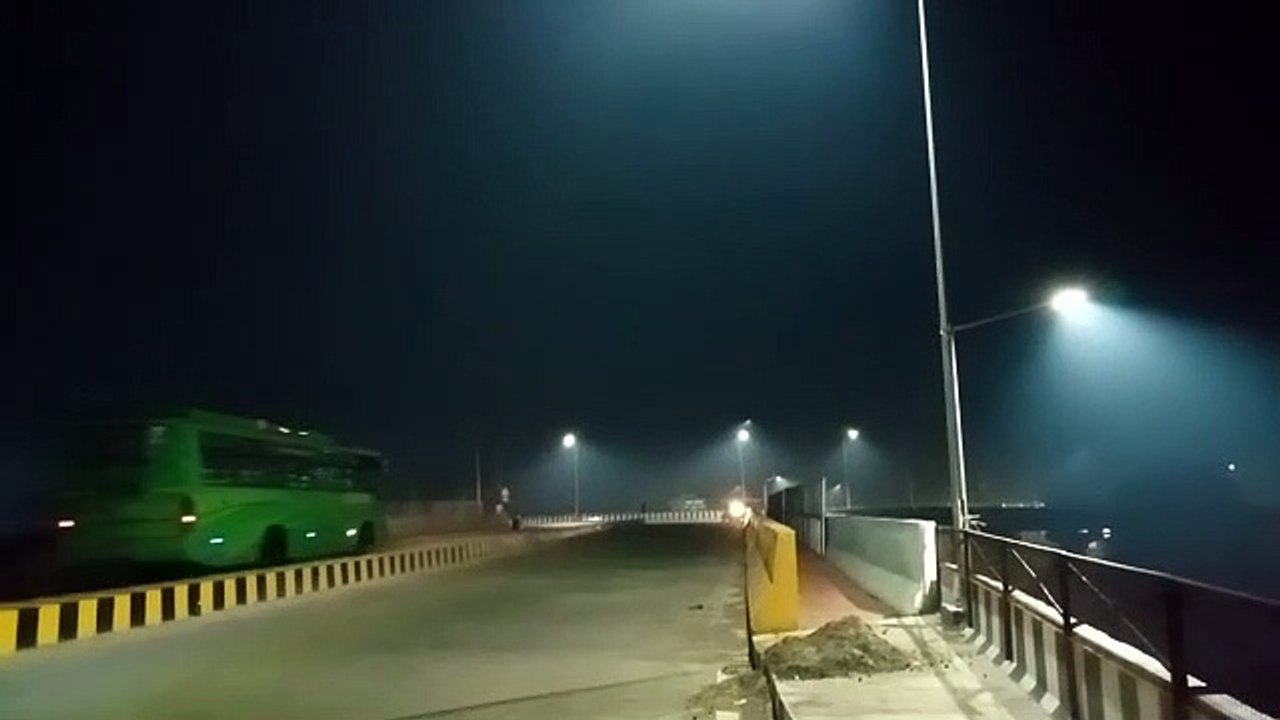 Divider damaged due to vehicle collision