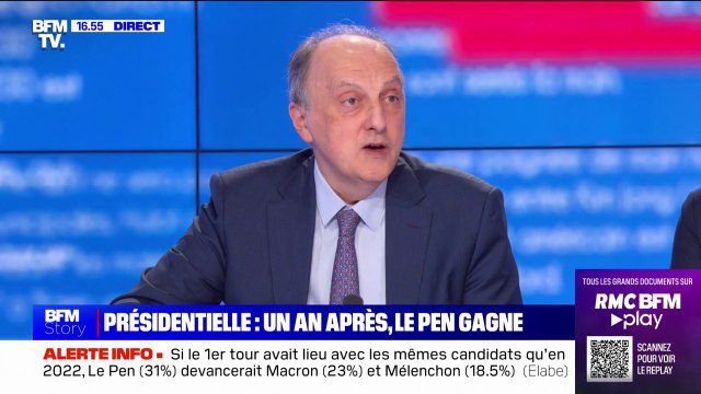 Selon un sondage Elabe pour BFMTV, le RN gagnerait 6 points en cas de dissolution et d'élections législatives anticipées