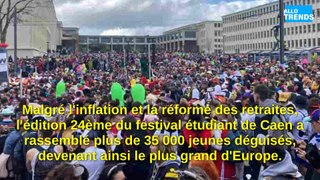 Festival de Caen: 35 000 étudiants se rassemblent pour une fête géante !