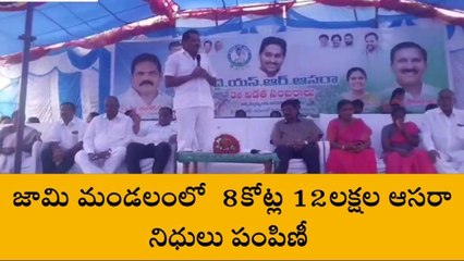 గజపతినగరం: రూ. 8.12 కోట్ల ఆసరా నిధులు పంపిణీ