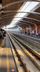 新北市安坑輕軌試營運-新和國小站進站New Taipei City Ankeng Light Rail Trial Operation - Xinhe Elementary School Station 2/12 16:30