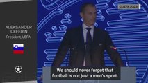'A revolution is underway in Women's football' - UEFA president Cerefin