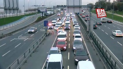 Avrasya Tüneli'nde kaza