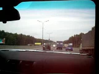 Zigzag sur autoroute