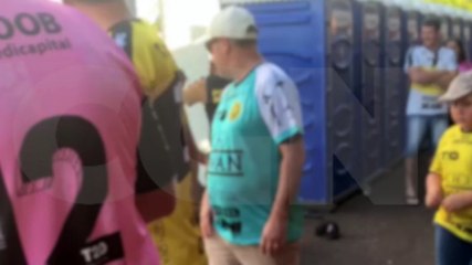 Vídeo flagra briga entre torcedor do FC Cascavel e policial militar no estádio