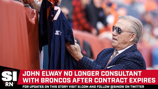 John Elway No Longer With the Broncos as Consultant