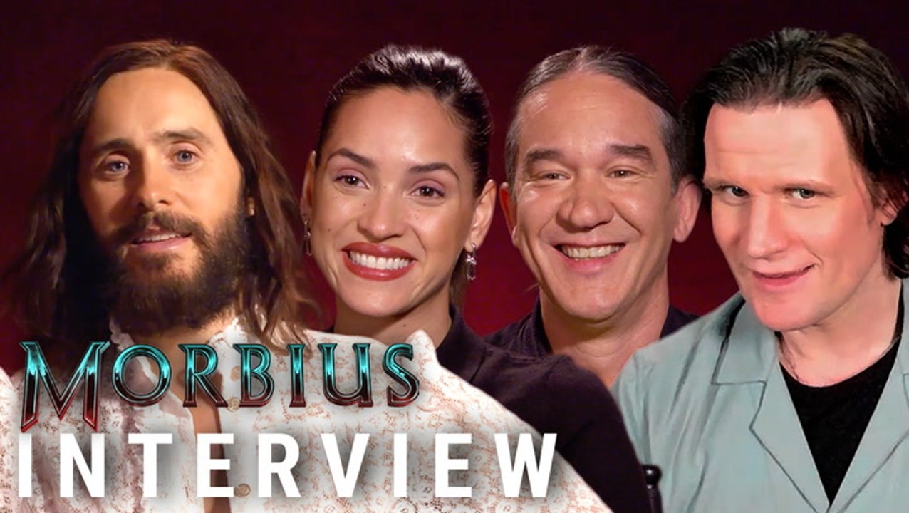 'Morbius' Cast Interviews | Jared Leto, Matt Smith, Adria Arjona and ...