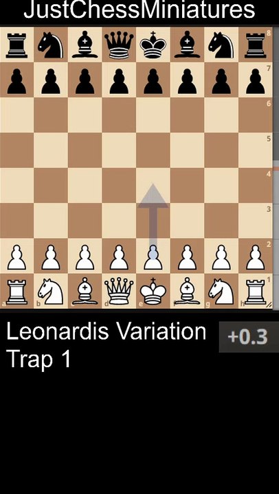 Leonardis Variation. Trap 1
