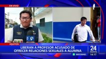 Liberan a profesor acusado de ofrecer buenas notas a alumna a cambio de relaciones sexuales
