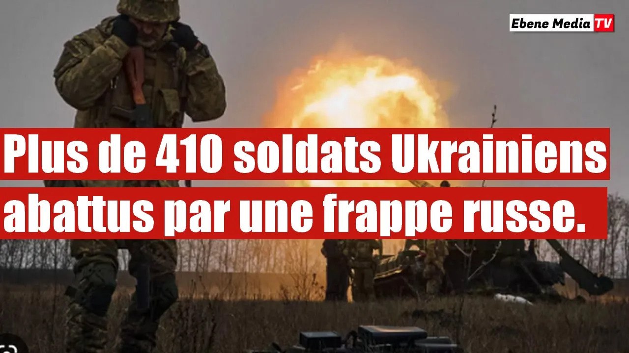 Les forces russes ont abattus un groupe de 410 soldats Ukrainiens à Donetsk
