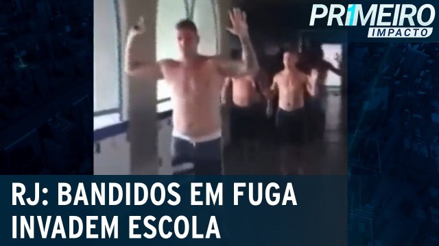 RJ: bandidos em fuga invadem escola e são cercados pela polícia