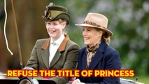 Lady Louise Windsor turned down the princess title for touching reasons related to Prince Philip