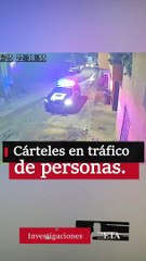 Cárteles en tráfico de personas.
