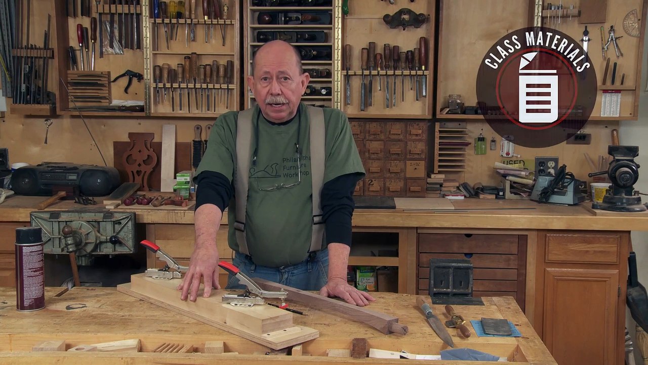 Woodworking Custom Elegant Stool - Curving and Installing the Legs