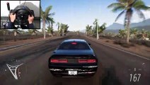 Venom - Dodge Demon _ Forza Horizon 5 _ Steering Wheel Gameplay