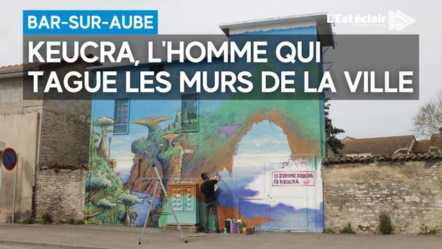 Jérôme Laurent, le professeur d'arts plastiques, est également Keucra l'artiste