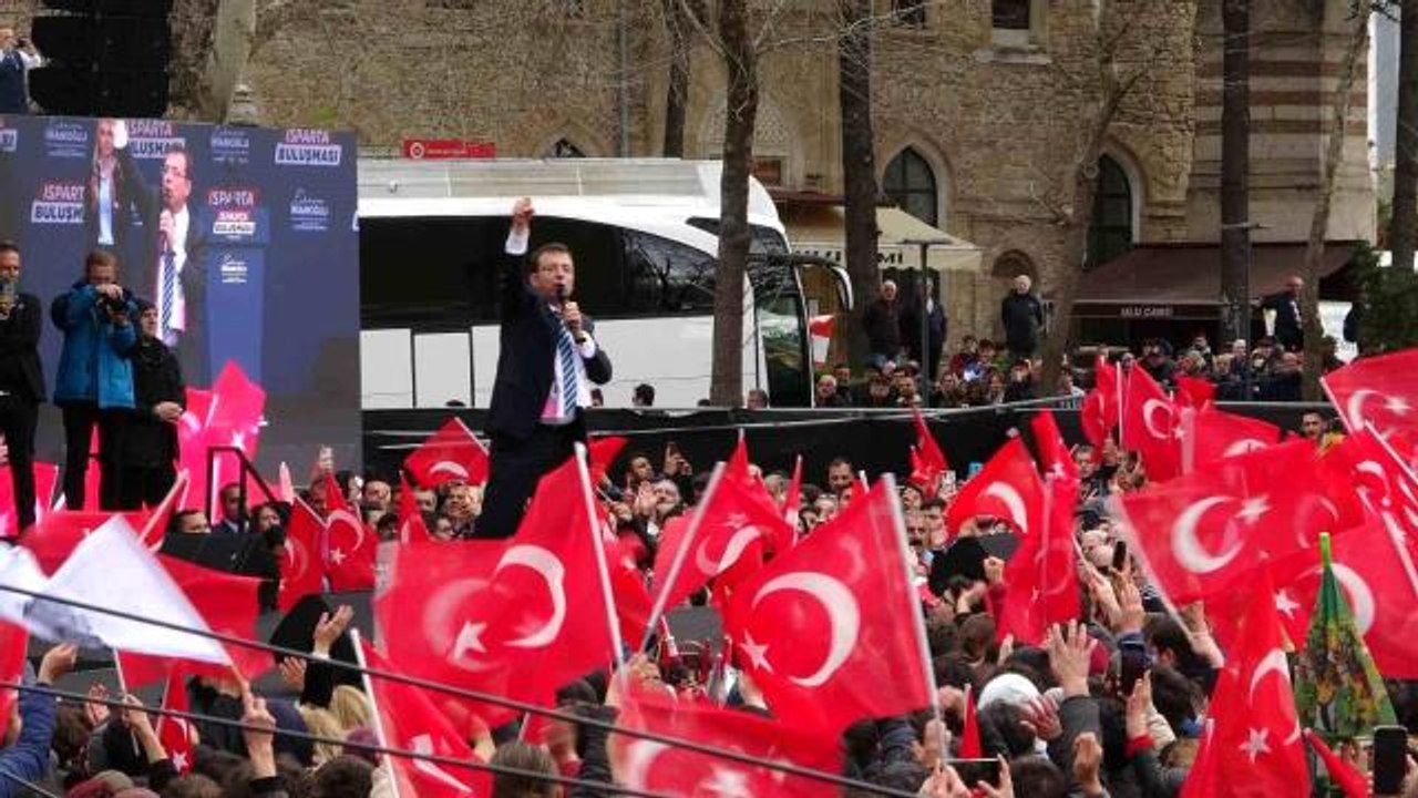 Ekrem İmamoğlu'ndan Muharrem İnce'ye Isparta'dan seçim göndermesi