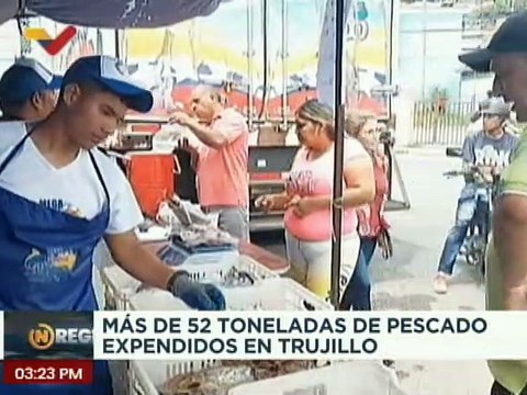 Trujillo | Realizan jornada de la Feria Socialista del Pescado con más de 52 toneladas