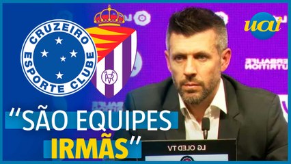 Valladolid: Pezzolano cita Cruzeiro em apresentação