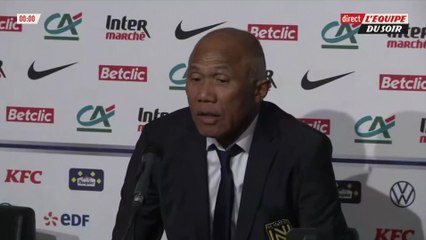 Download Video: Kombouaré : «Merci au peuple jaune» - Foot - Coupe - Nantes