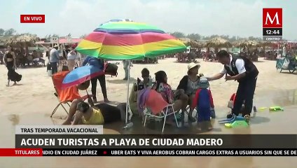 Cerca de 300 mil turistas han visitado playa Miramar, en Tamaulipas